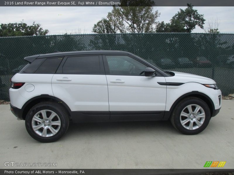 Fuji White / Ebony/Ebony 2016 Land Rover Range Rover Evoque SE