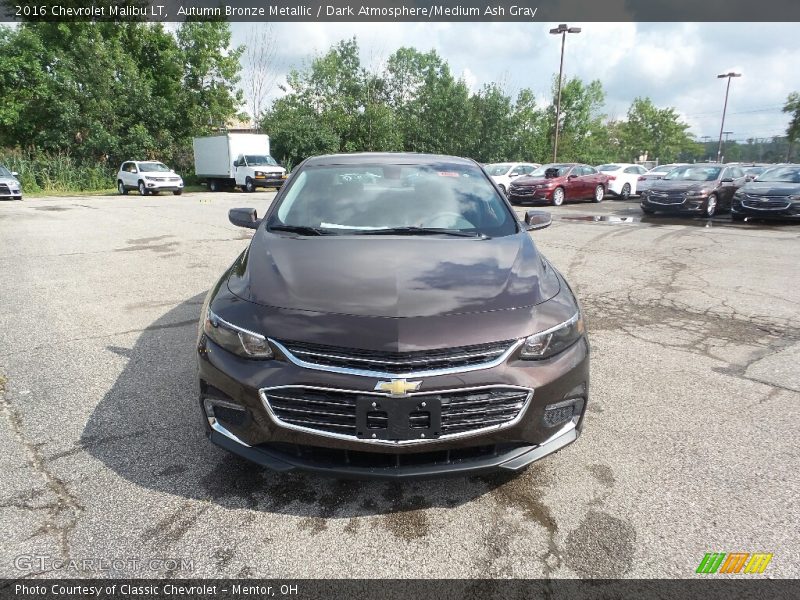 Autumn Bronze Metallic / Dark Atmosphere/Medium Ash Gray 2016 Chevrolet Malibu LT