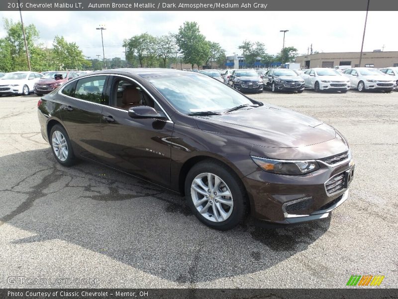 Autumn Bronze Metallic / Dark Atmosphere/Medium Ash Gray 2016 Chevrolet Malibu LT