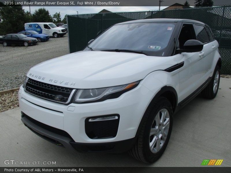 Fuji White / Ebony/Ebony 2016 Land Rover Range Rover Evoque SE