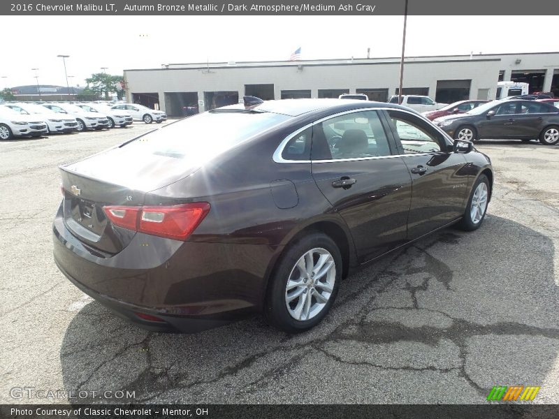 Autumn Bronze Metallic / Dark Atmosphere/Medium Ash Gray 2016 Chevrolet Malibu LT