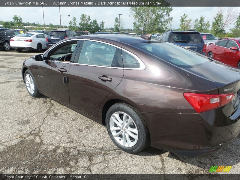 Autumn Bronze Metallic / Dark Atmosphere/Medium Ash Gray 2016 Chevrolet Malibu LT
