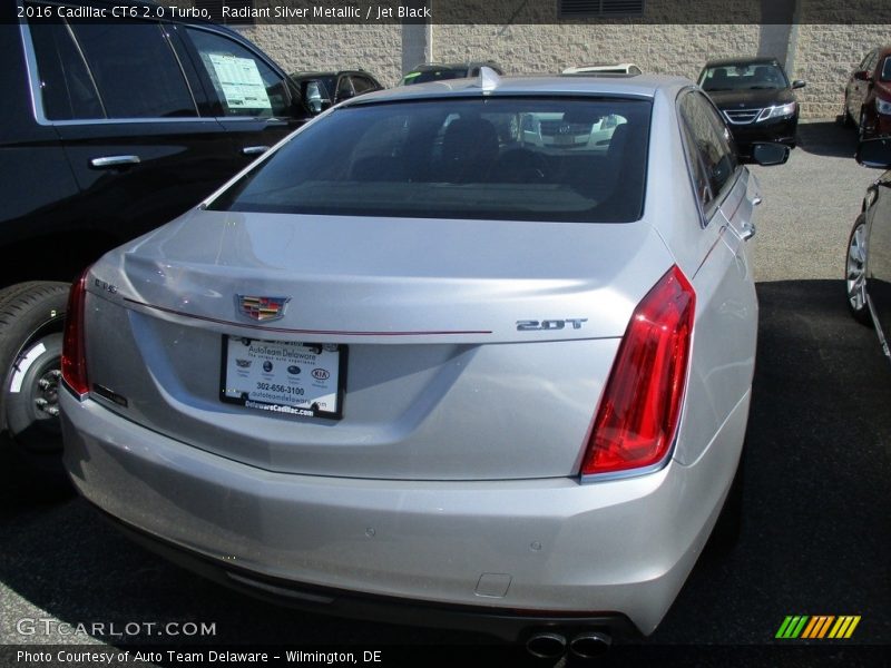 Radiant Silver Metallic / Jet Black 2016 Cadillac CT6 2.0 Turbo