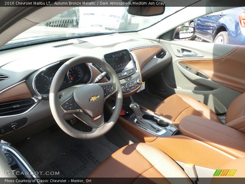 Autumn Bronze Metallic / Dark Atmosphere/Medium Ash Gray 2016 Chevrolet Malibu LT