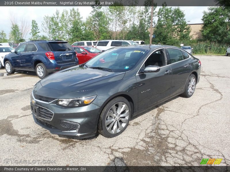 Nightfall Gray Metallic / Jet Black 2016 Chevrolet Malibu Premier