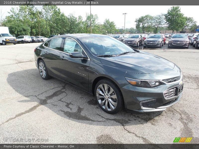 Nightfall Gray Metallic / Jet Black 2016 Chevrolet Malibu Premier