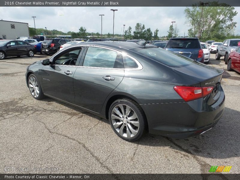 Nightfall Gray Metallic / Jet Black 2016 Chevrolet Malibu Premier