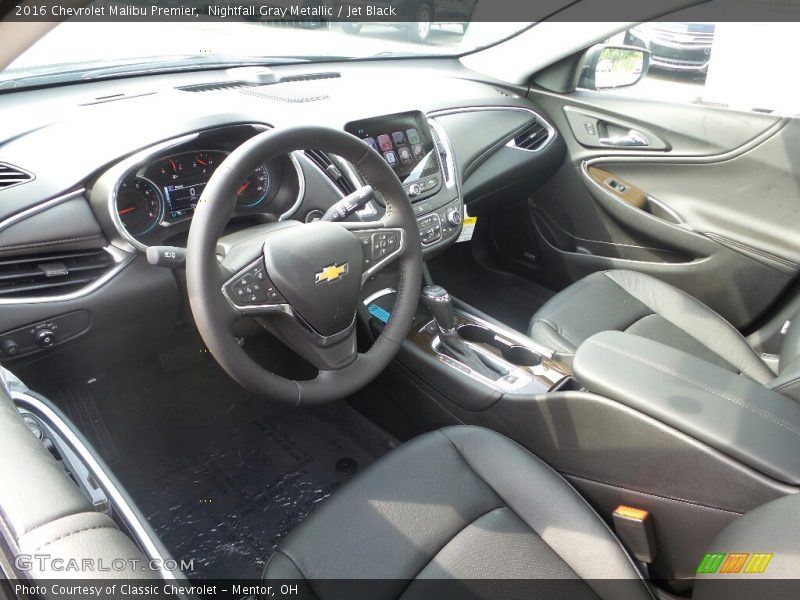 Nightfall Gray Metallic / Jet Black 2016 Chevrolet Malibu Premier