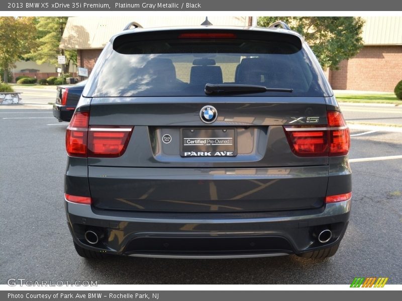 Platinum Gray Metallic / Black 2013 BMW X5 xDrive 35i Premium