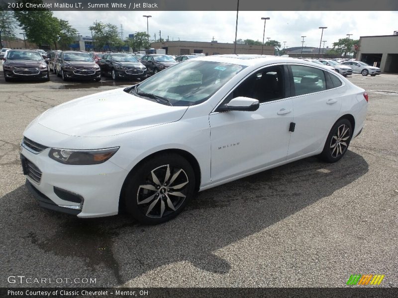 Summit White / Jet Black 2016 Chevrolet Malibu LT