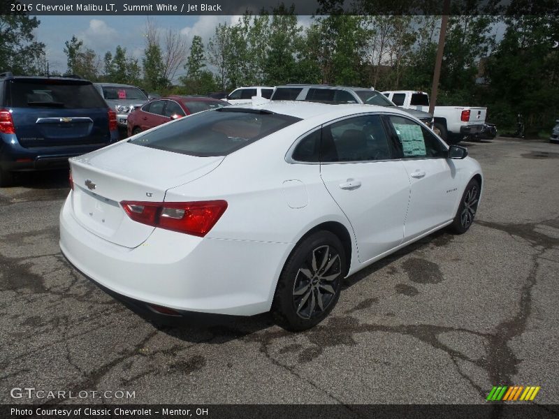 Summit White / Jet Black 2016 Chevrolet Malibu LT