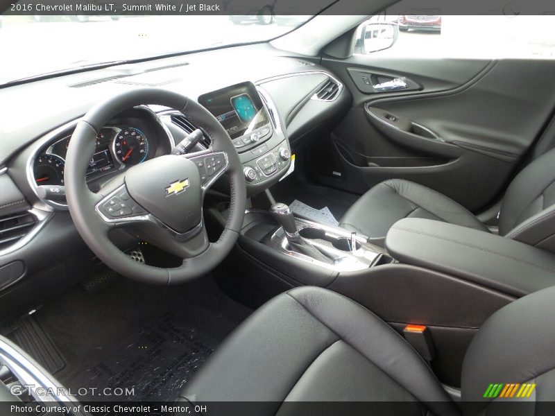 Summit White / Jet Black 2016 Chevrolet Malibu LT