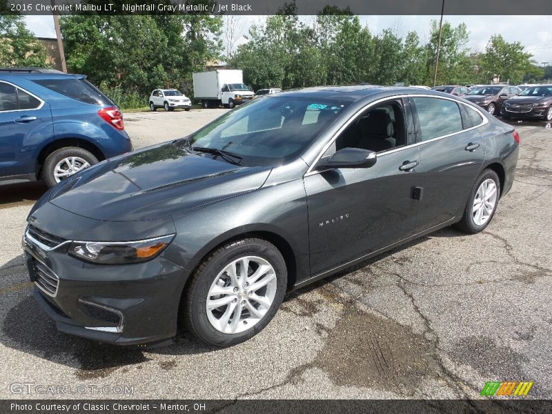 Nightfall Gray Metallic / Jet Black 2016 Chevrolet Malibu LT