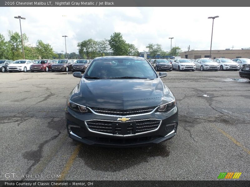Nightfall Gray Metallic / Jet Black 2016 Chevrolet Malibu LT