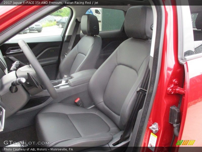 Italian Racing Red / Jet 2017 Jaguar F-PACE 35t AWD Premium