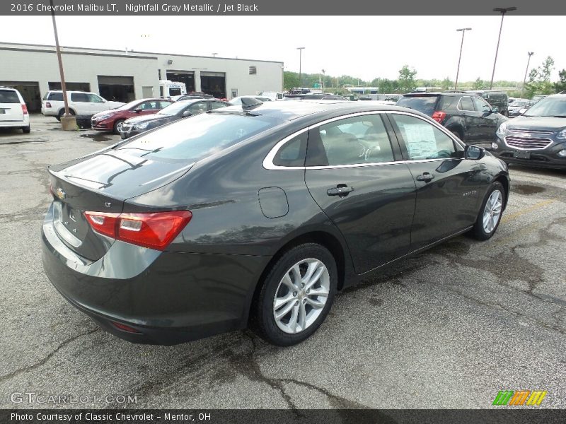 Nightfall Gray Metallic / Jet Black 2016 Chevrolet Malibu LT