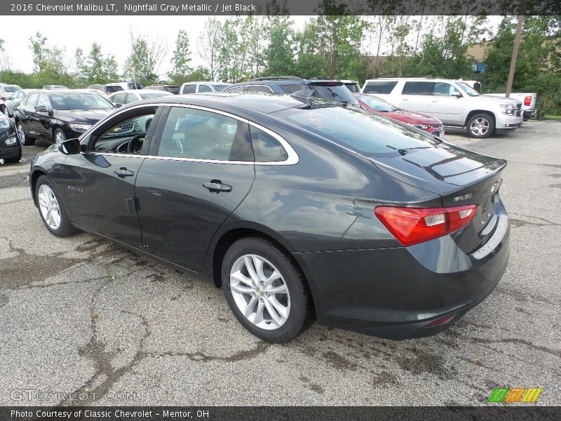 Nightfall Gray Metallic / Jet Black 2016 Chevrolet Malibu LT