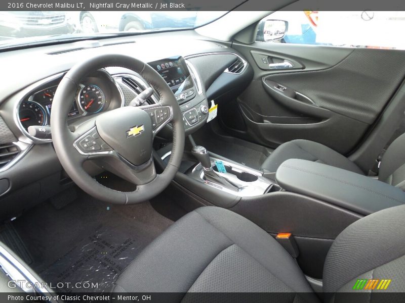 Nightfall Gray Metallic / Jet Black 2016 Chevrolet Malibu LT
