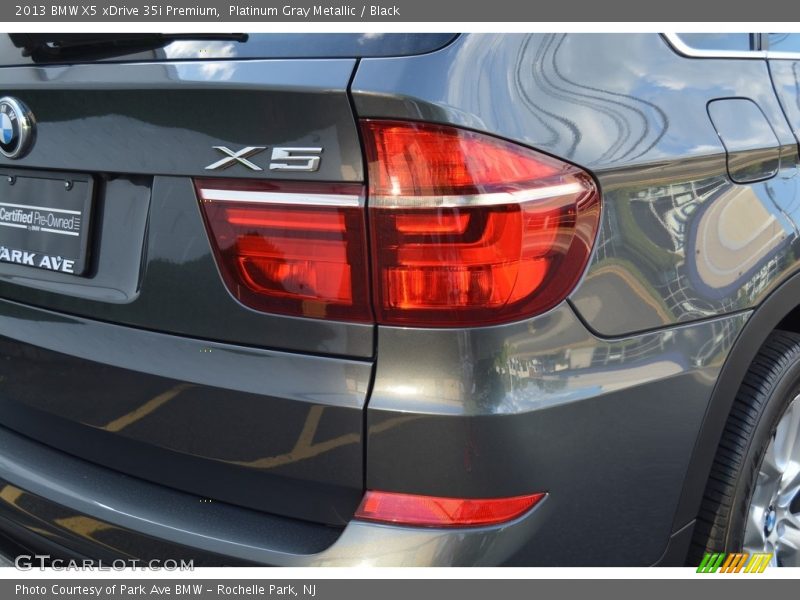 Platinum Gray Metallic / Black 2013 BMW X5 xDrive 35i Premium