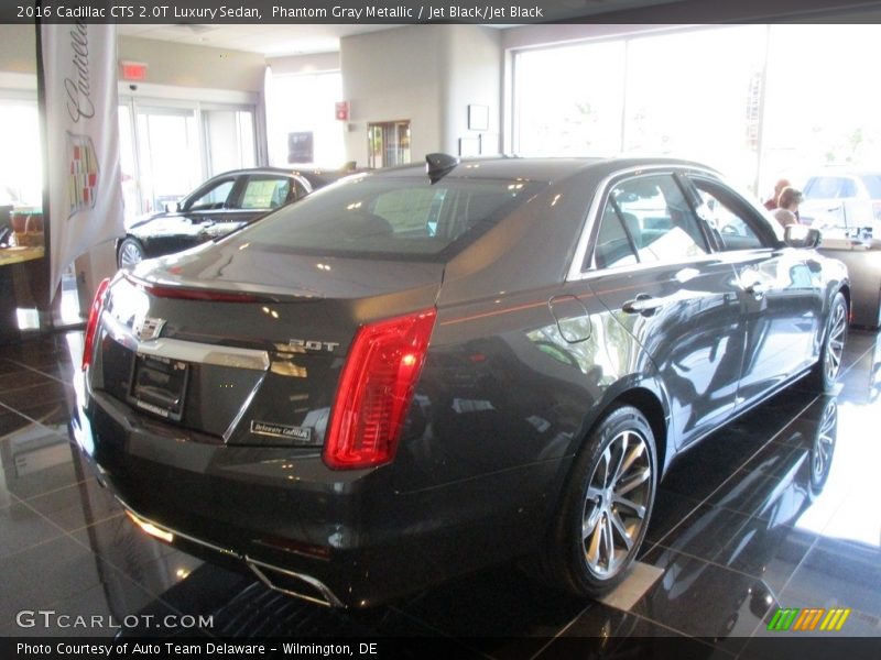 Phantom Gray Metallic / Jet Black/Jet Black 2016 Cadillac CTS 2.0T Luxury Sedan