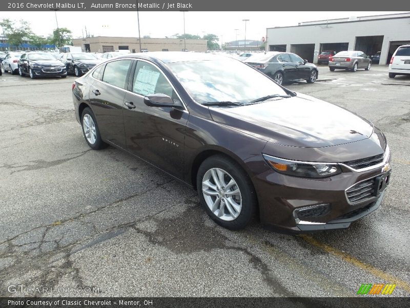Autumn Bronze Metallic / Jet Black 2016 Chevrolet Malibu LT