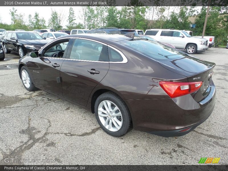 Autumn Bronze Metallic / Jet Black 2016 Chevrolet Malibu LT