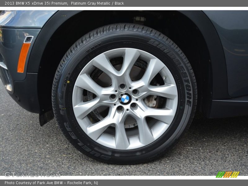 Platinum Gray Metallic / Black 2013 BMW X5 xDrive 35i Premium