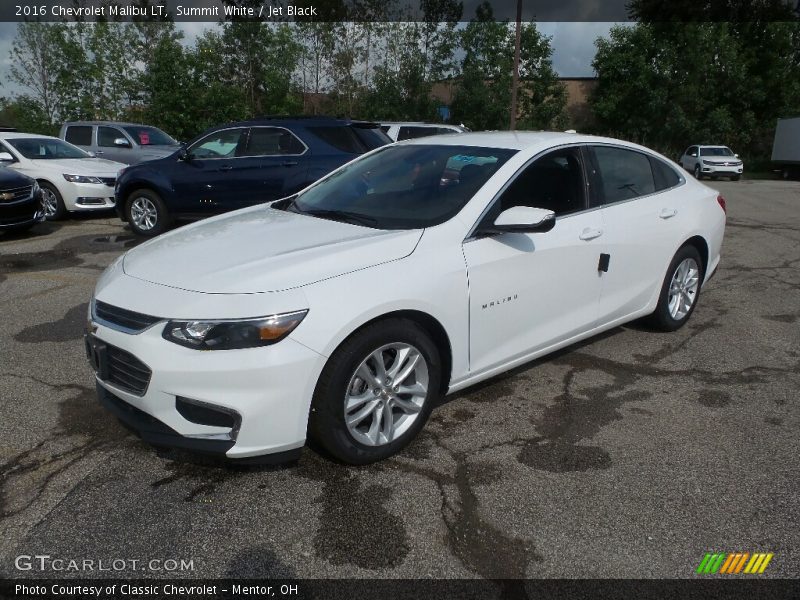 Summit White / Jet Black 2016 Chevrolet Malibu LT