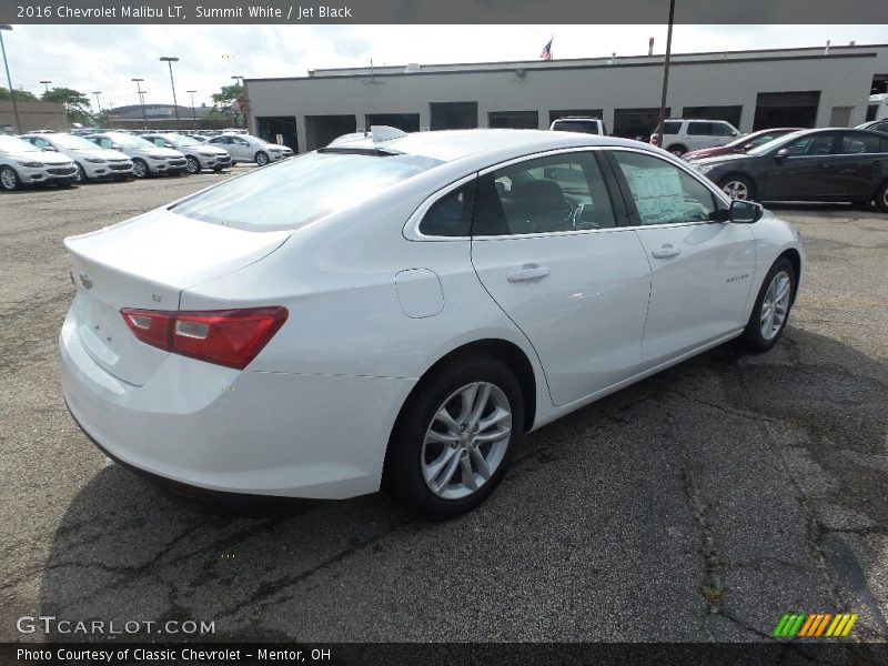 Summit White / Jet Black 2016 Chevrolet Malibu LT