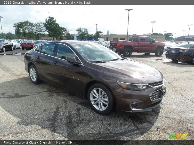 Autumn Bronze Metallic / Jet Black 2016 Chevrolet Malibu LT