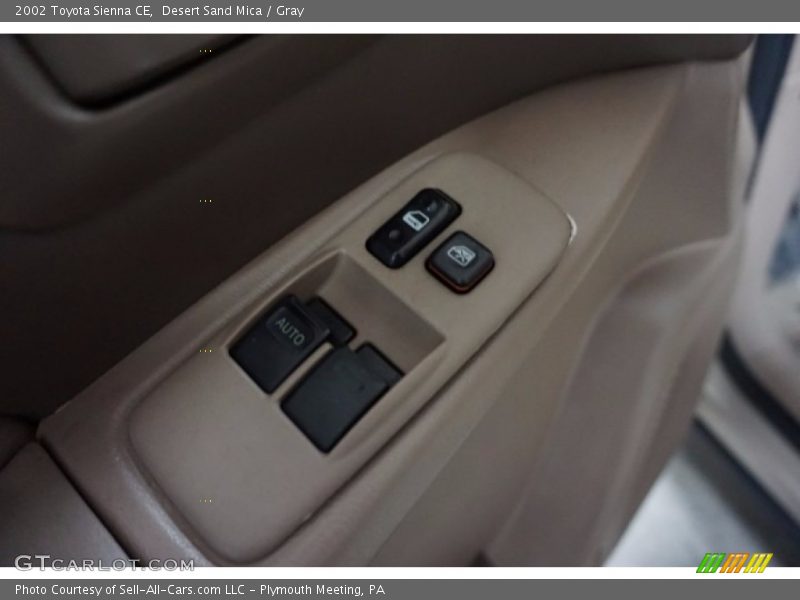 Desert Sand Mica / Gray 2002 Toyota Sienna CE