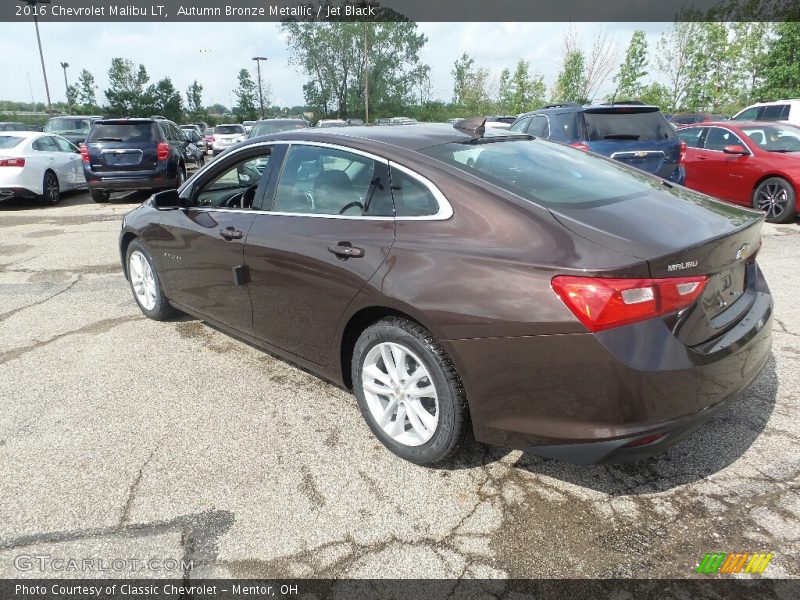 Autumn Bronze Metallic / Jet Black 2016 Chevrolet Malibu LT