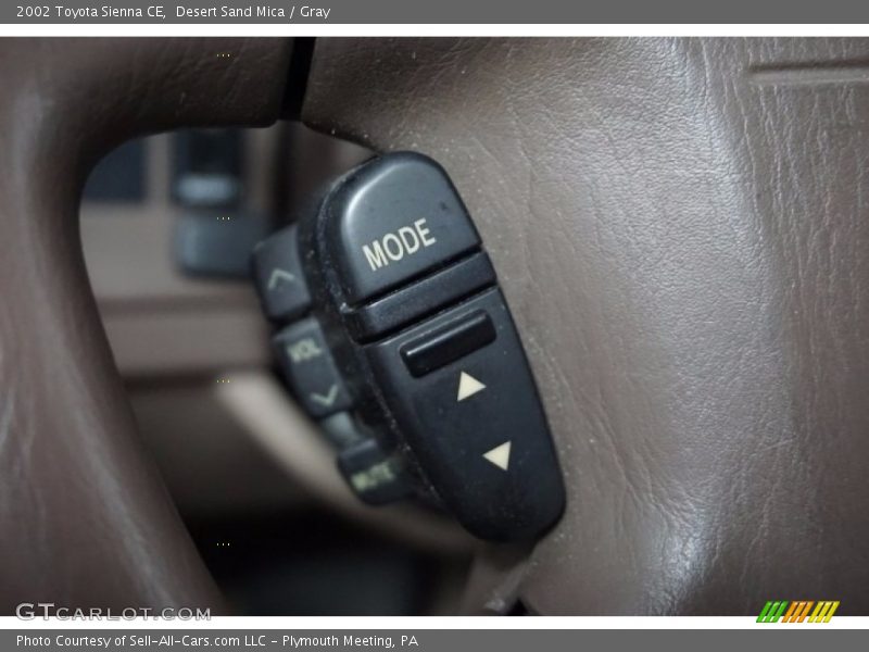 Desert Sand Mica / Gray 2002 Toyota Sienna CE