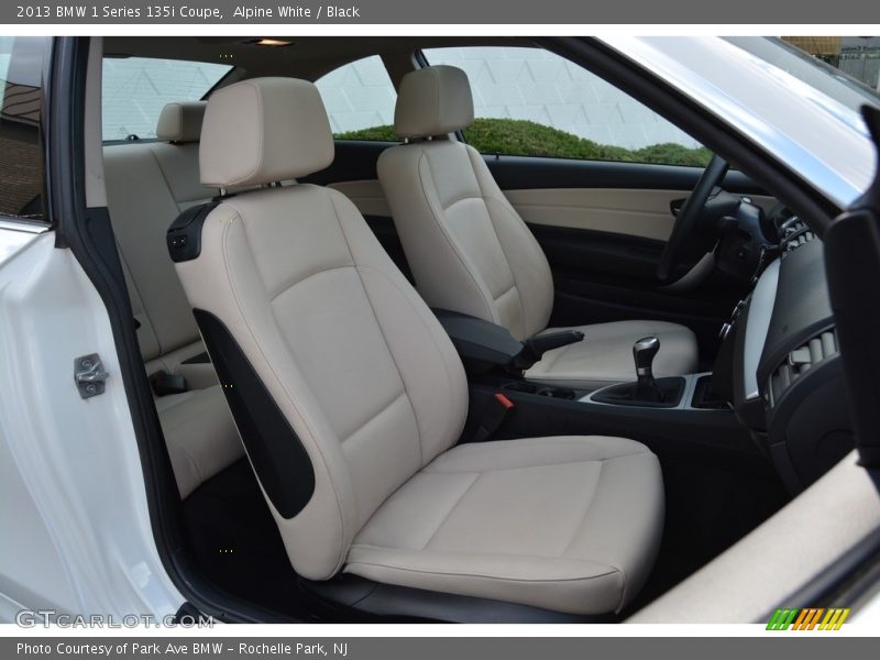 Alpine White / Black 2013 BMW 1 Series 135i Coupe