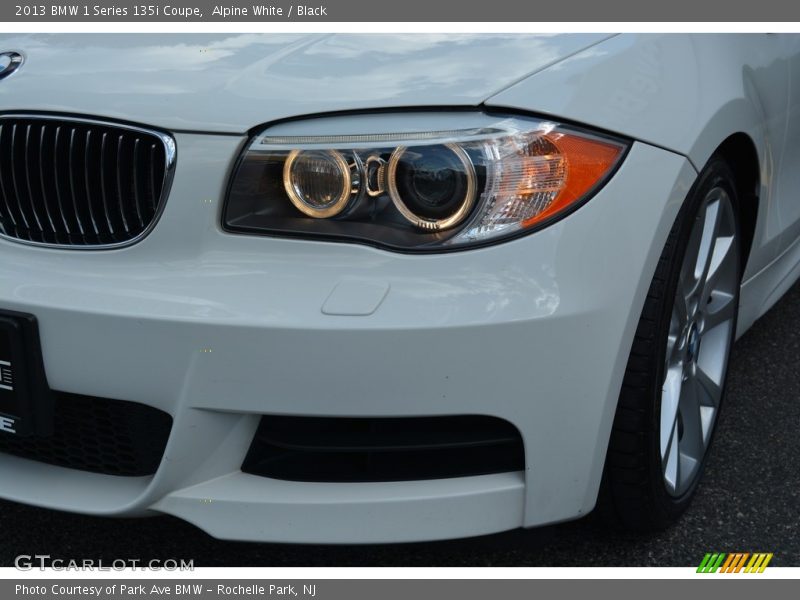 Alpine White / Black 2013 BMW 1 Series 135i Coupe