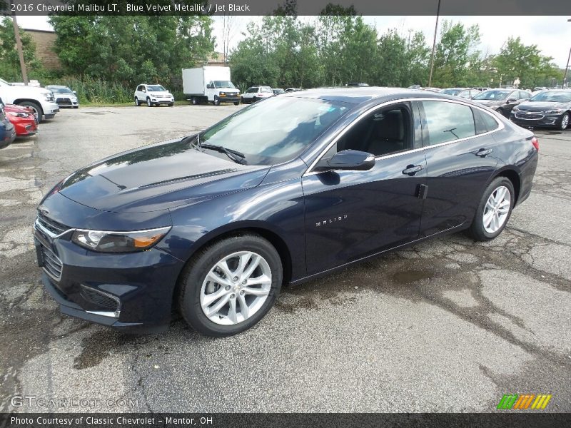 Blue Velvet Metallic / Jet Black 2016 Chevrolet Malibu LT