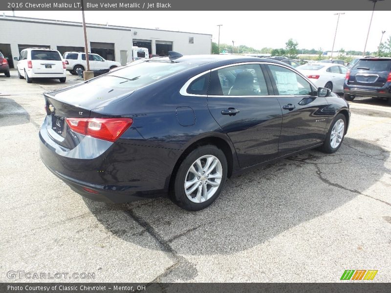 Blue Velvet Metallic / Jet Black 2016 Chevrolet Malibu LT