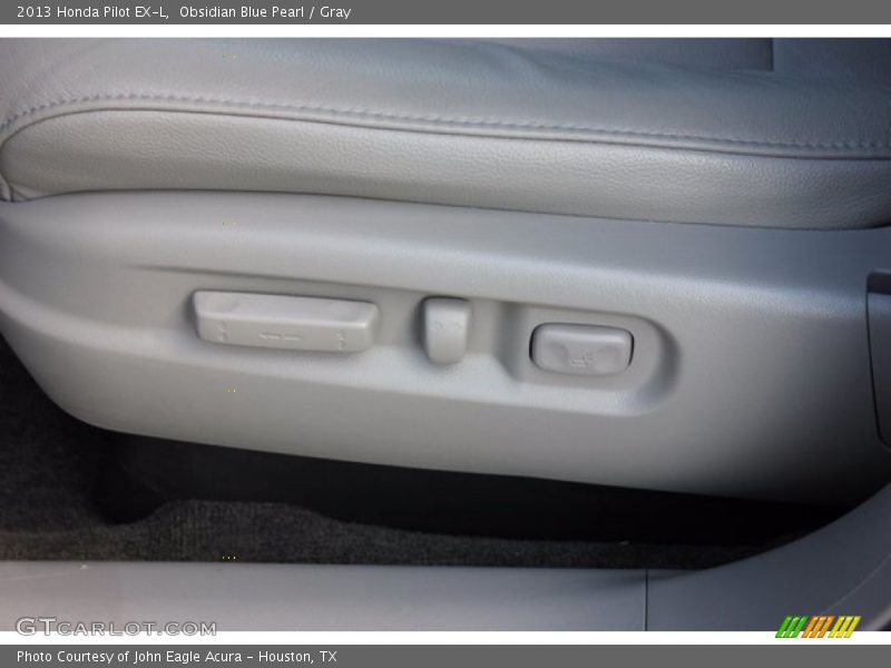Obsidian Blue Pearl / Gray 2013 Honda Pilot EX-L