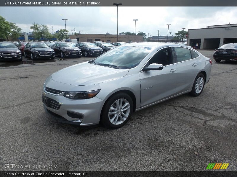 Silver Ice Metallic / Jet Black 2016 Chevrolet Malibu LT