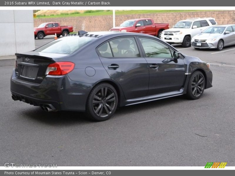 Dark Gray Metallic / Carbon Black 2016 Subaru WRX Limited