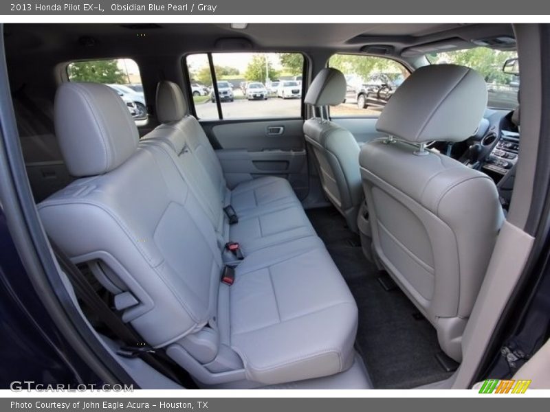 Obsidian Blue Pearl / Gray 2013 Honda Pilot EX-L