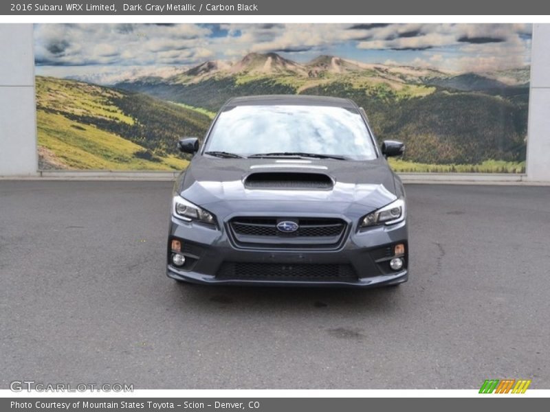 Dark Gray Metallic / Carbon Black 2016 Subaru WRX Limited