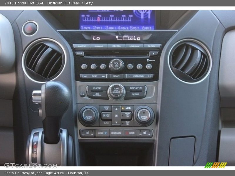 Obsidian Blue Pearl / Gray 2013 Honda Pilot EX-L