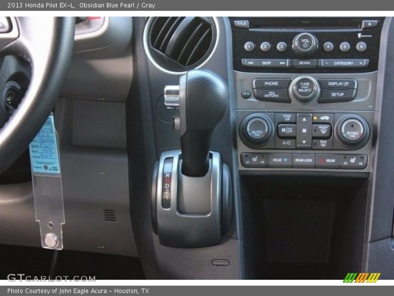 Obsidian Blue Pearl / Gray 2013 Honda Pilot EX-L