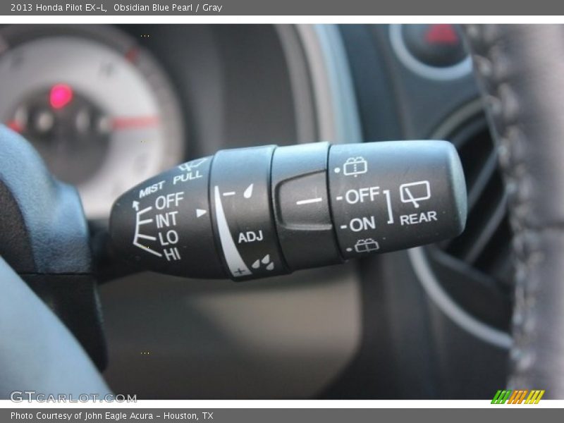 Obsidian Blue Pearl / Gray 2013 Honda Pilot EX-L
