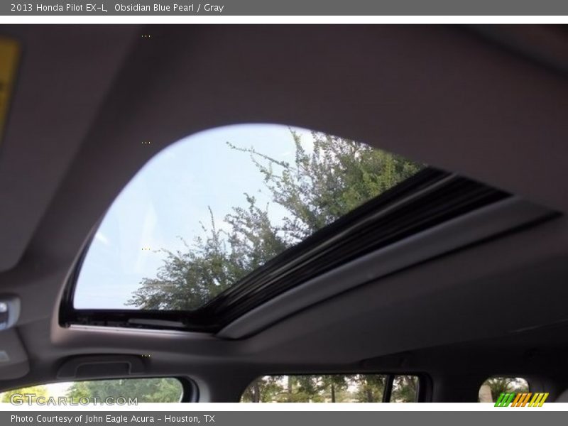 Obsidian Blue Pearl / Gray 2013 Honda Pilot EX-L