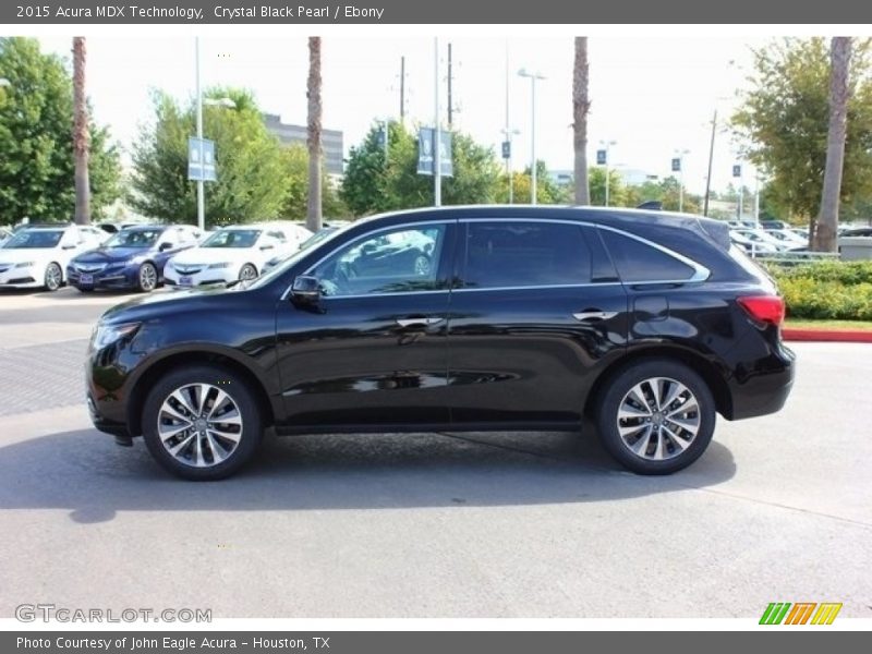 Crystal Black Pearl / Ebony 2015 Acura MDX Technology
