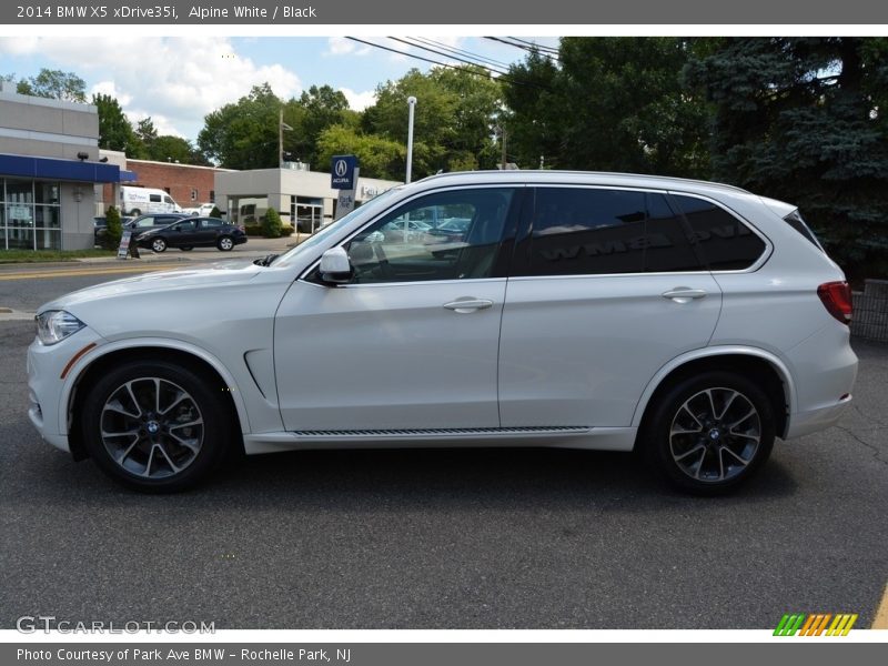 Alpine White / Black 2014 BMW X5 xDrive35i