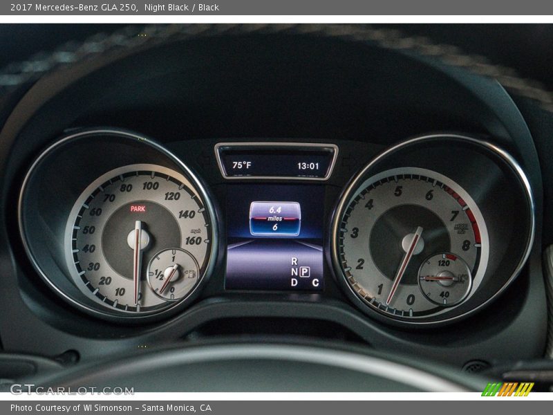  2017 GLA 250 250 Gauges