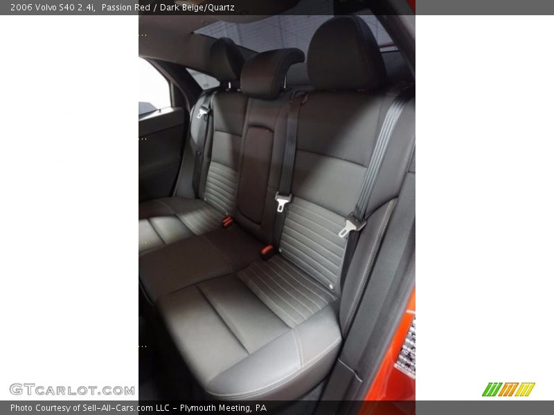 Passion Red / Dark Beige/Quartz 2006 Volvo S40 2.4i